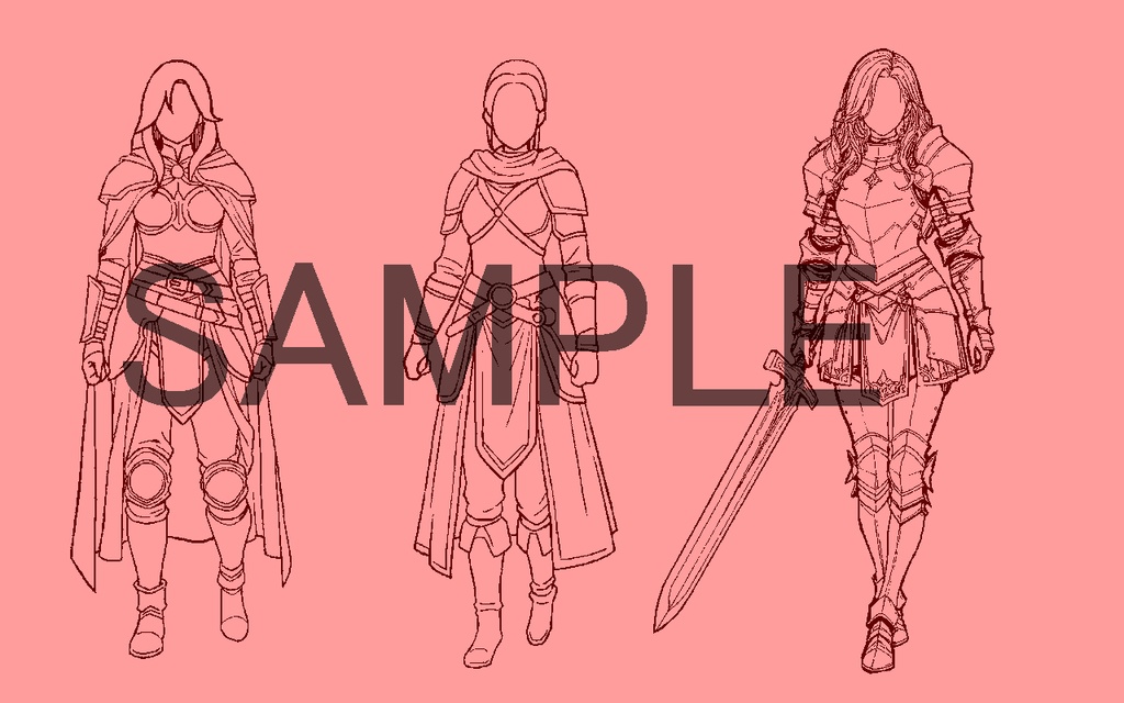 モブ(ファンタジー系)①×9体