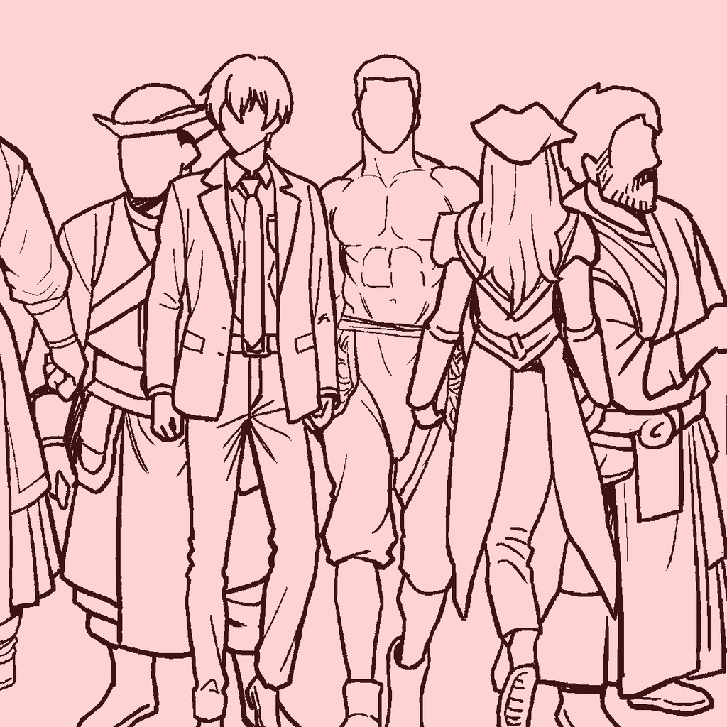 モブ②(ファンタジー)×9体