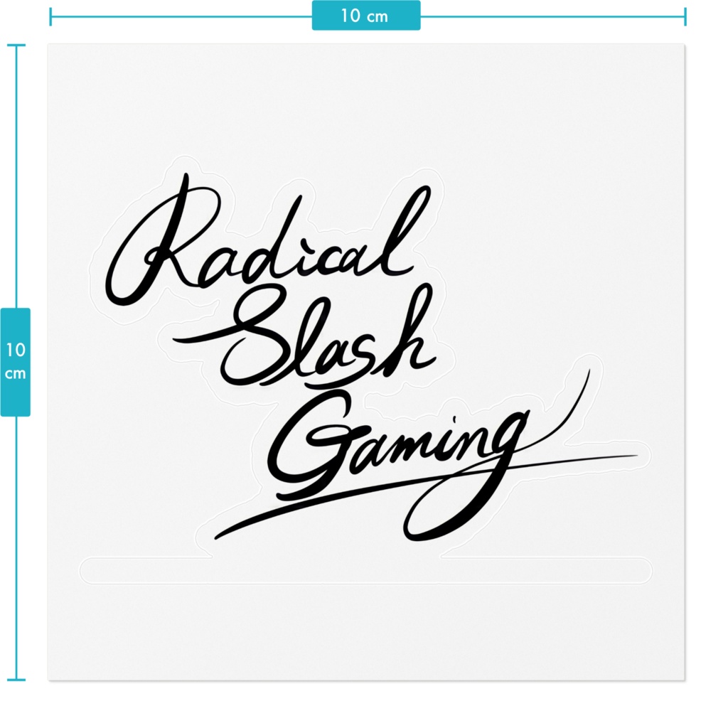 Radical Slash Gamingステッカー
