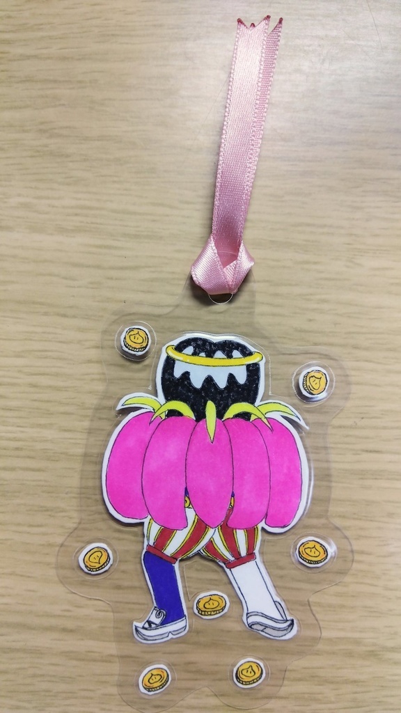 ぷにビアちゃん両面栞5枚セット