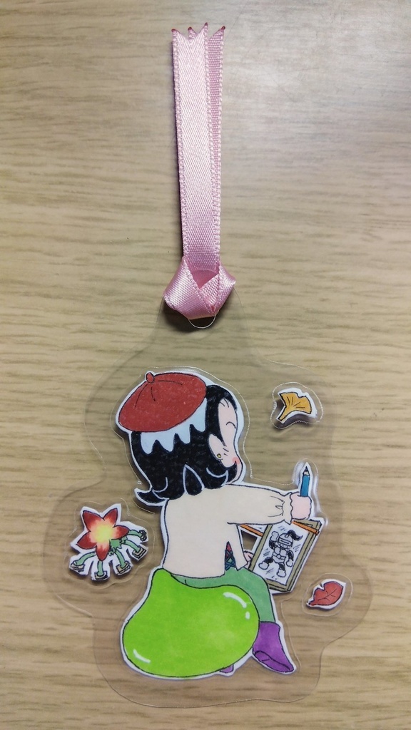 ぷにビアちゃん両面栞5枚セット