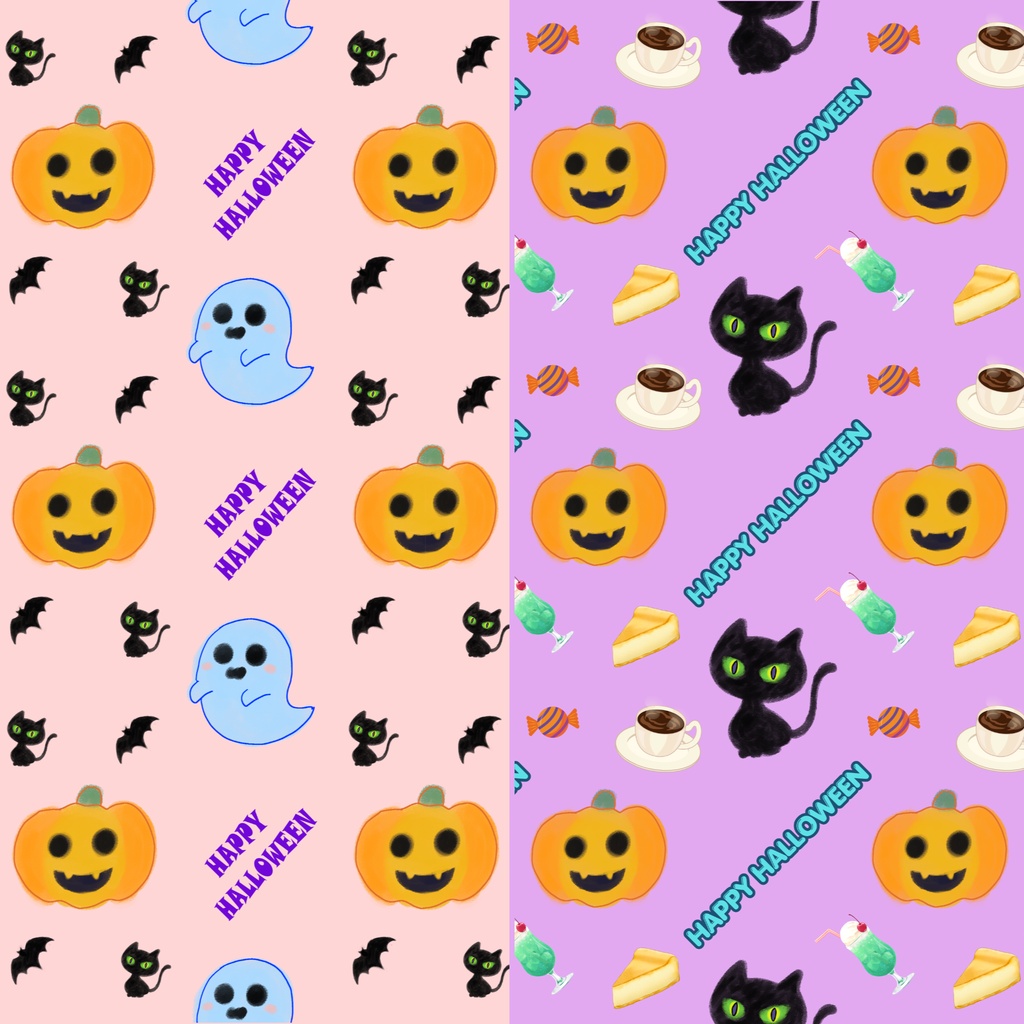 ハロウィンデジタルペーパー