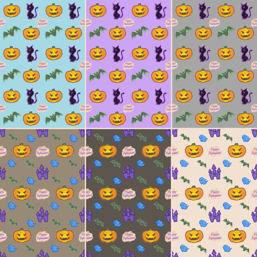 ハロウィンデジタルペーパー