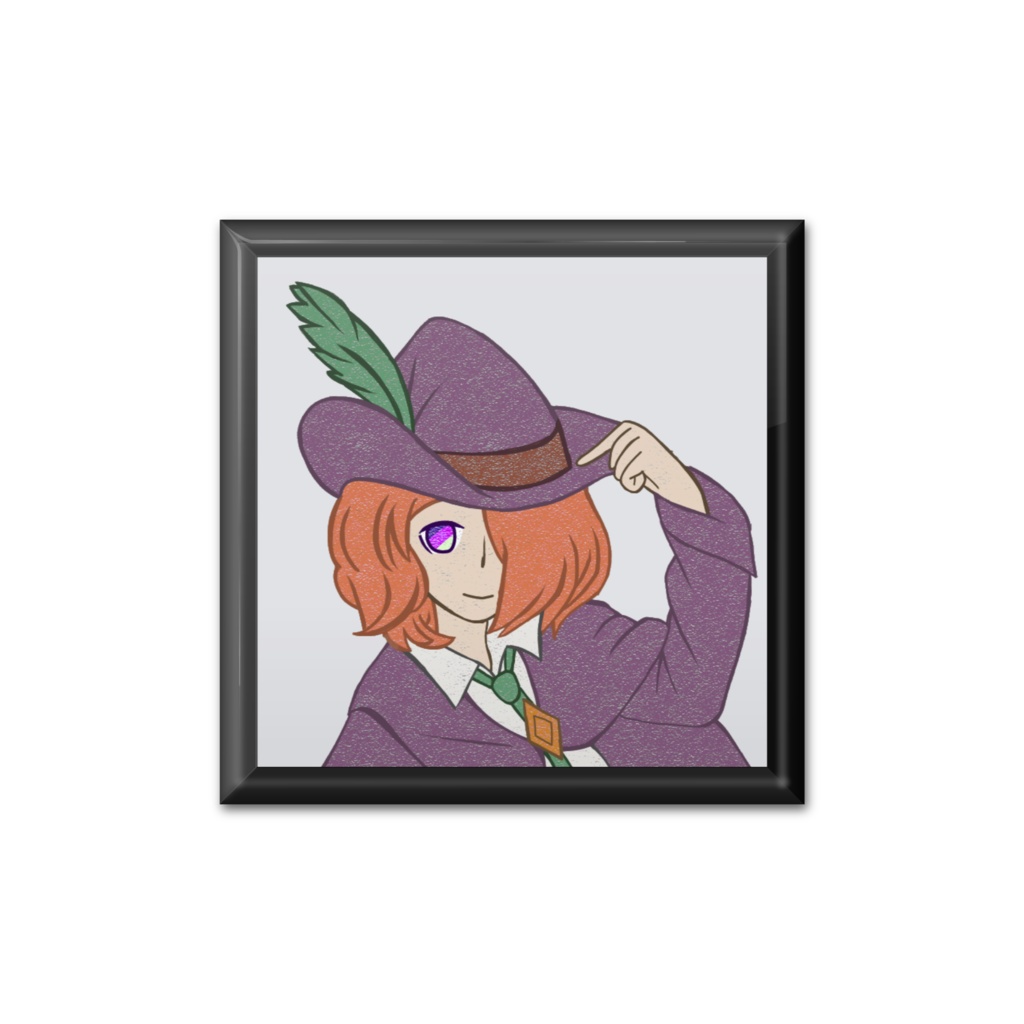 擬人化バッジ アガサさん