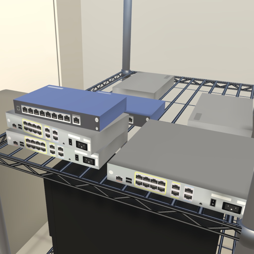 【VRChat向け】スイッチハブ＆リピータハブ