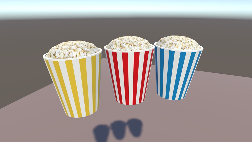 【VRChat向け】ポップコーン