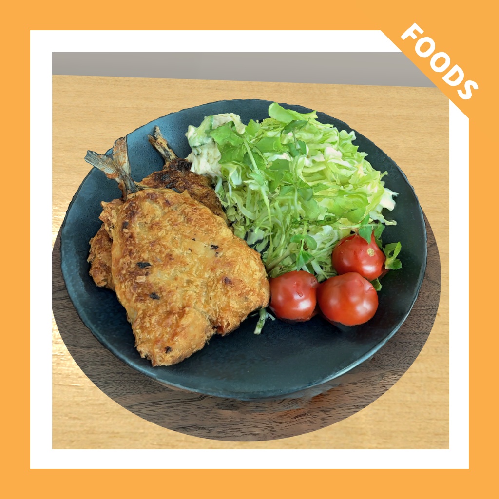 【VRChat向け】アジフライ・あじふらい・鯵フライ