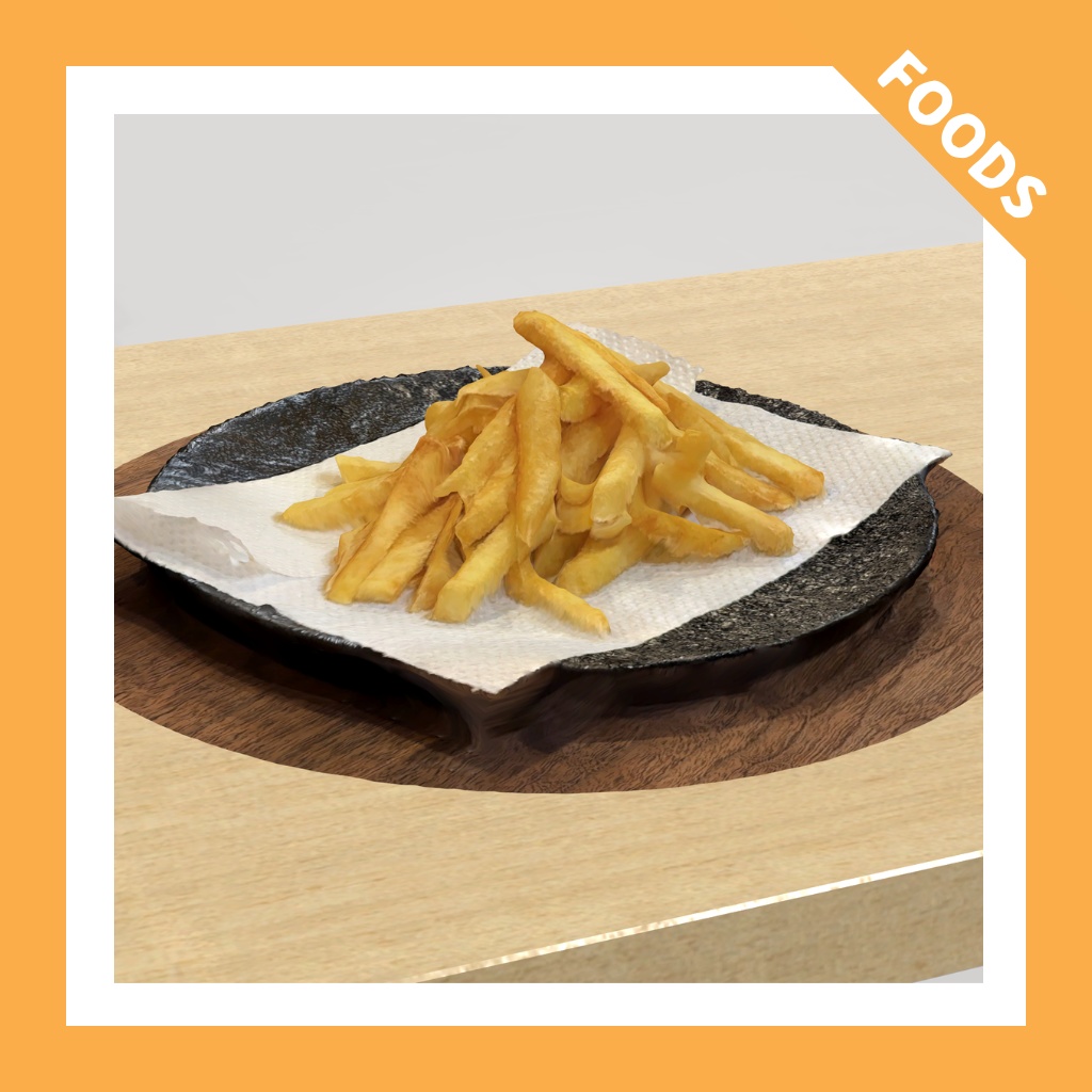 【VRChat向け】フライドポテト/French fries
