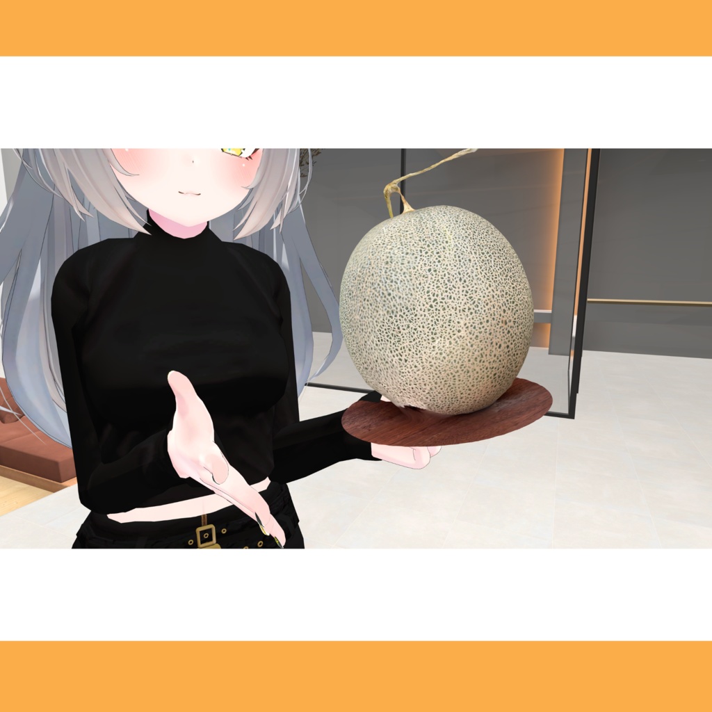 【VRChat向け】メロン・マスクメロン/melon