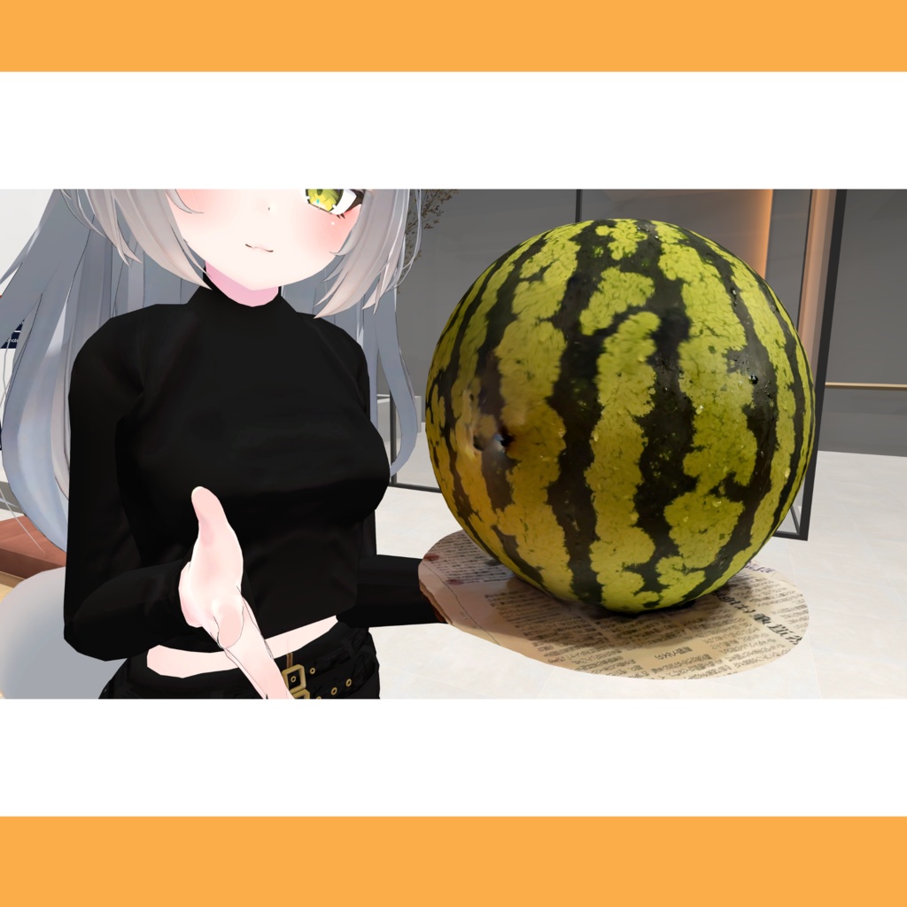 【VRChat向け】スイカ・すいか・西瓜/watermelon