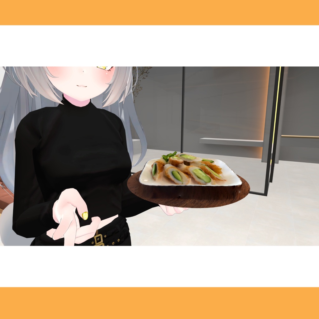 【VRChat向け】ちくわきゅうり・ちくわのきゅうり詰め/chikuwa with cucumber