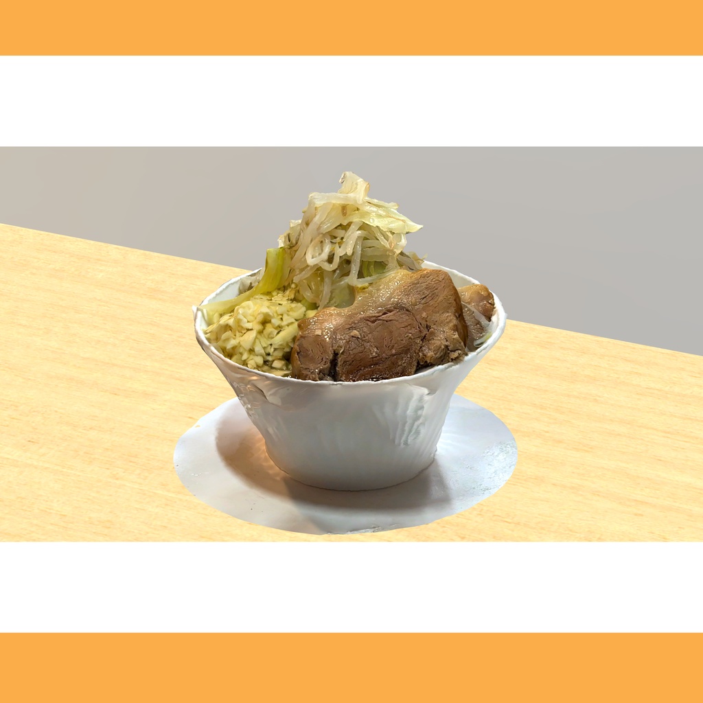 【VRChat向け】二郎系ラーメン / Jiro-Style Ramen