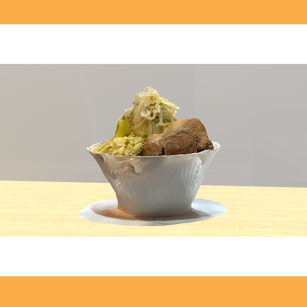 【VRChat向け】二郎系ラーメン / Jiro-Style Ramen
