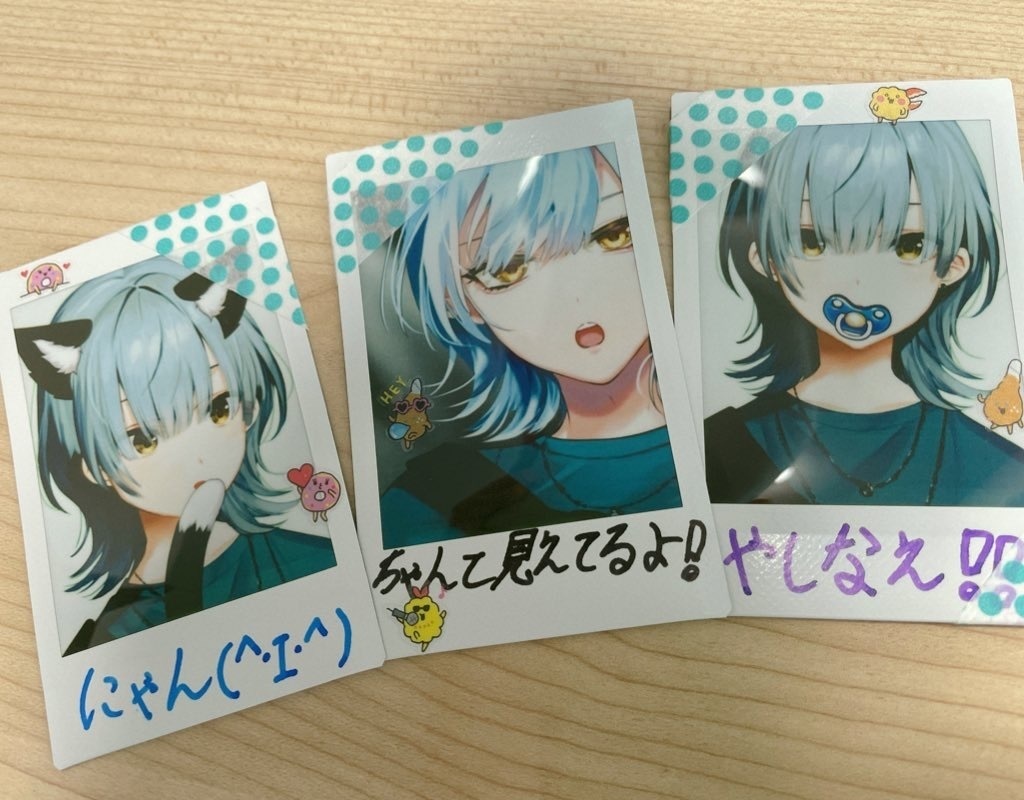 柳りまのランダムチェキ×3