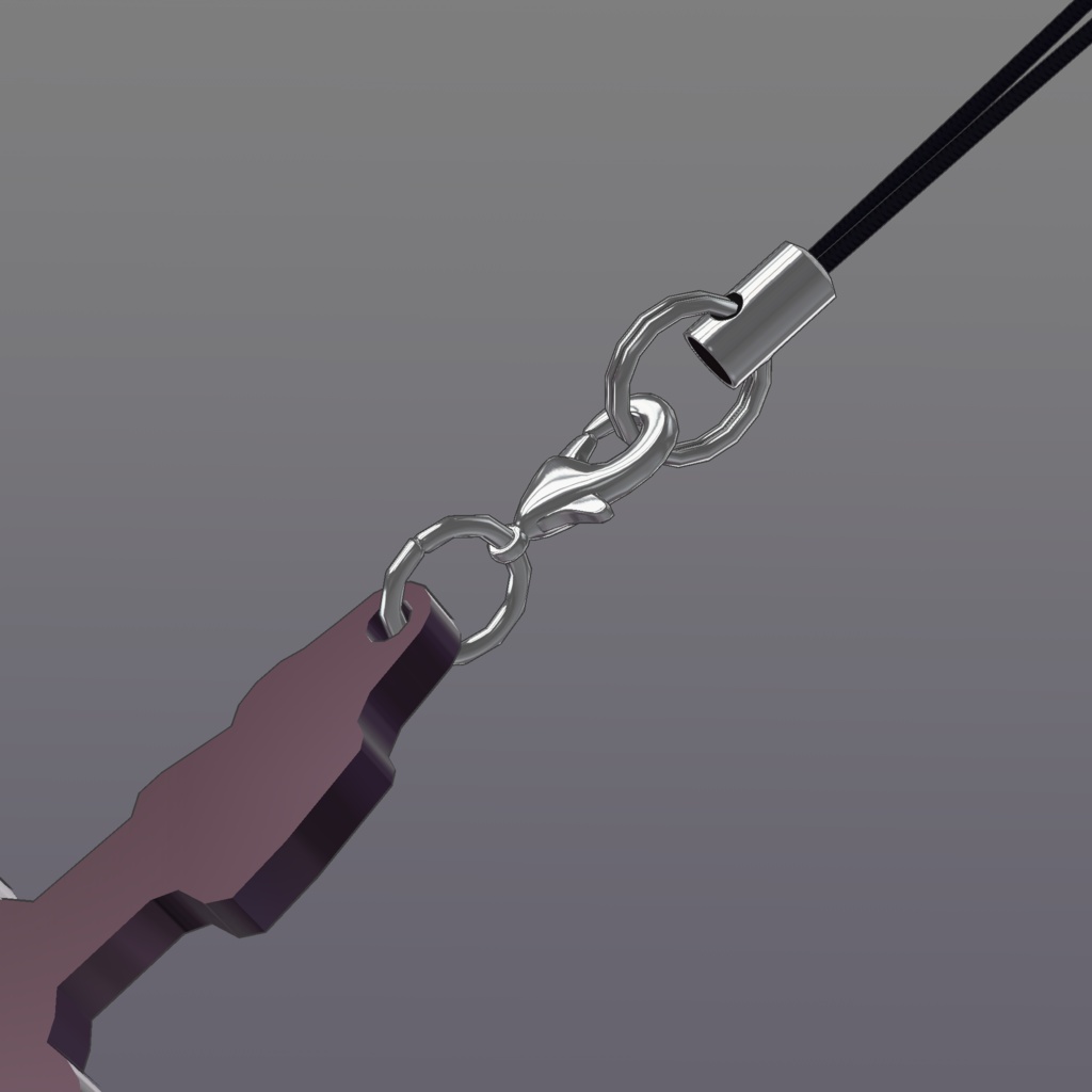 猫ギターストラップ【3Dモデルデータ】