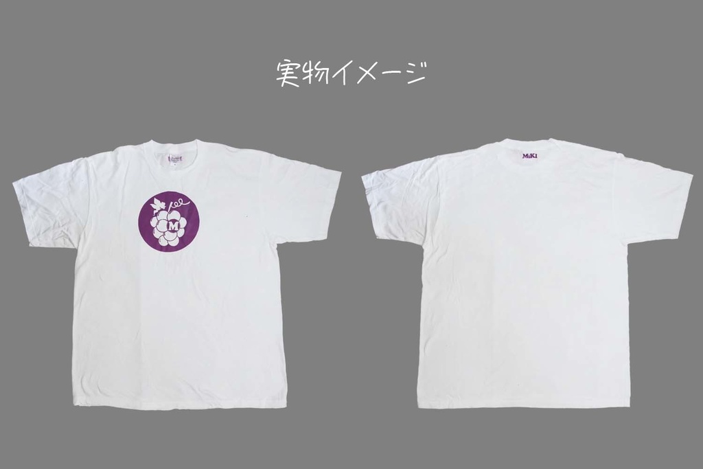 MiKI - ロゴ Tシャツ(全2色)