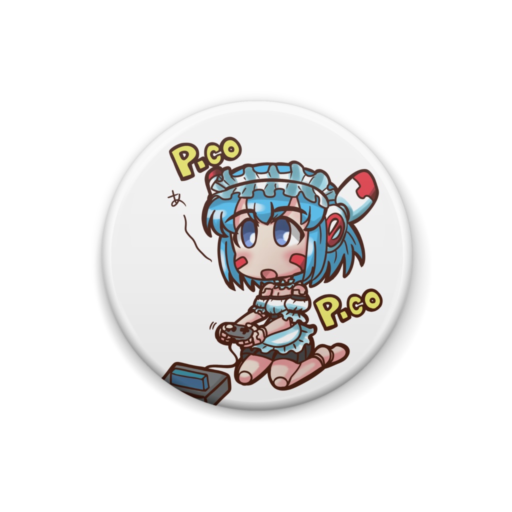 レベル上げロボット『レベラゲちゃん』缶バッチ