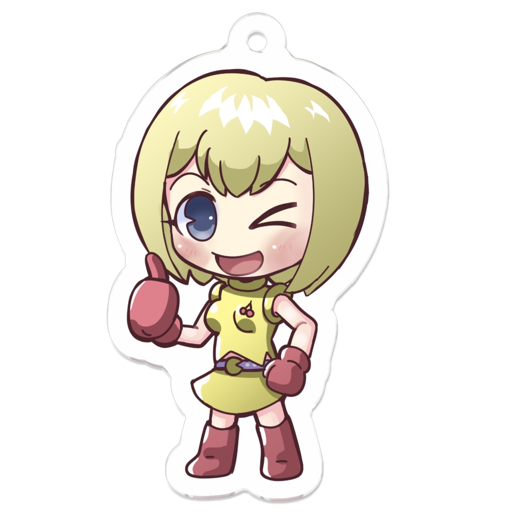 パクパクガールアクリルキーホルダー