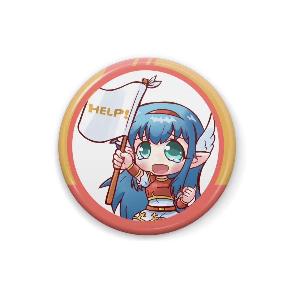 ヘルプちゃん 缶バッジ
