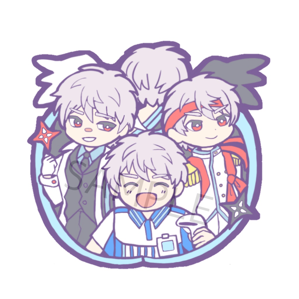 店長大集合！ラバーストラップ