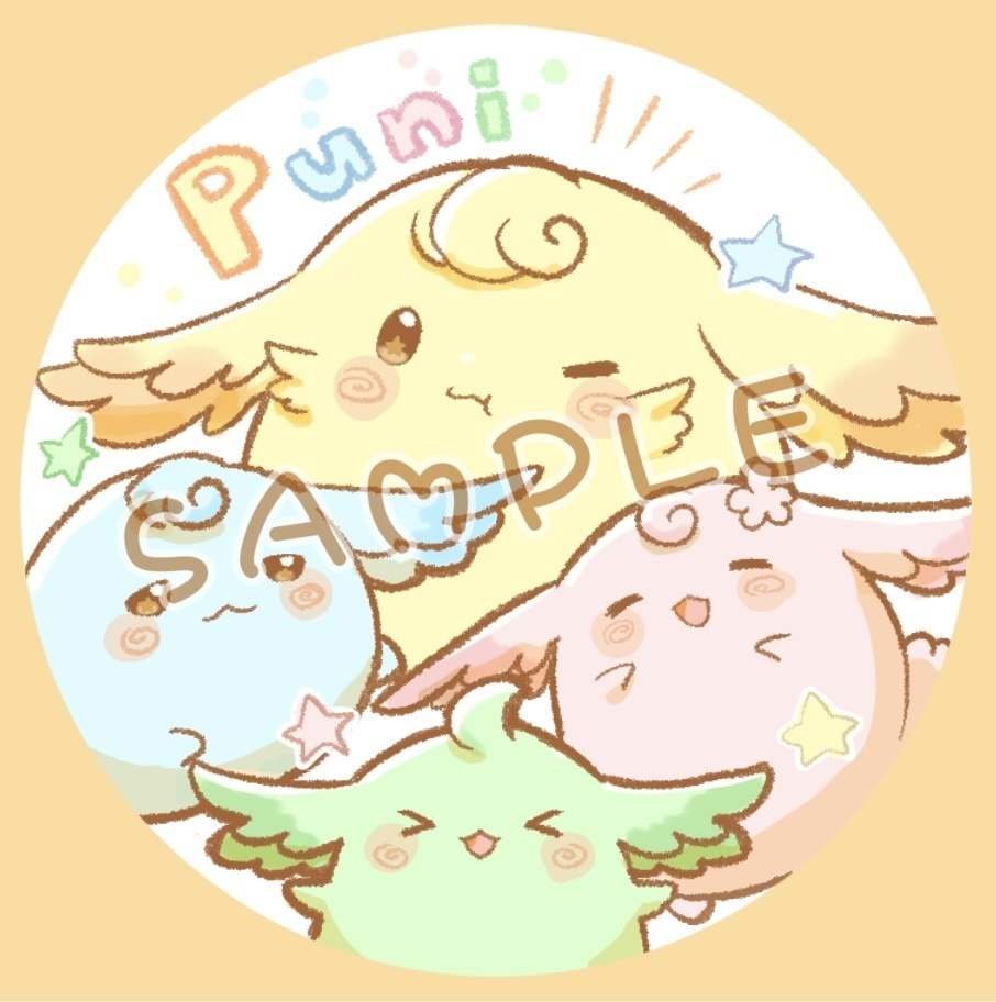 ラパパ☆ぷにぷに缶バッジ