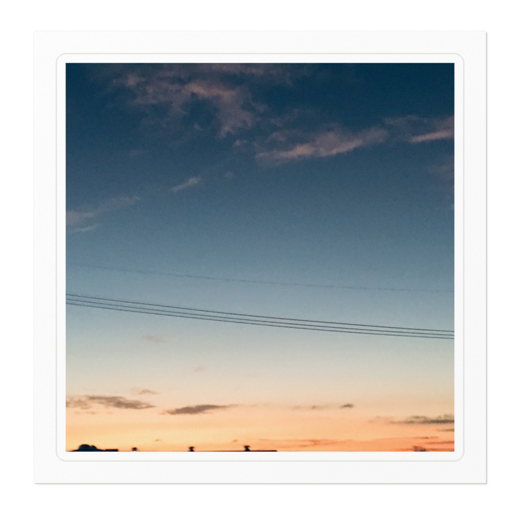 沖縄の夕焼け空