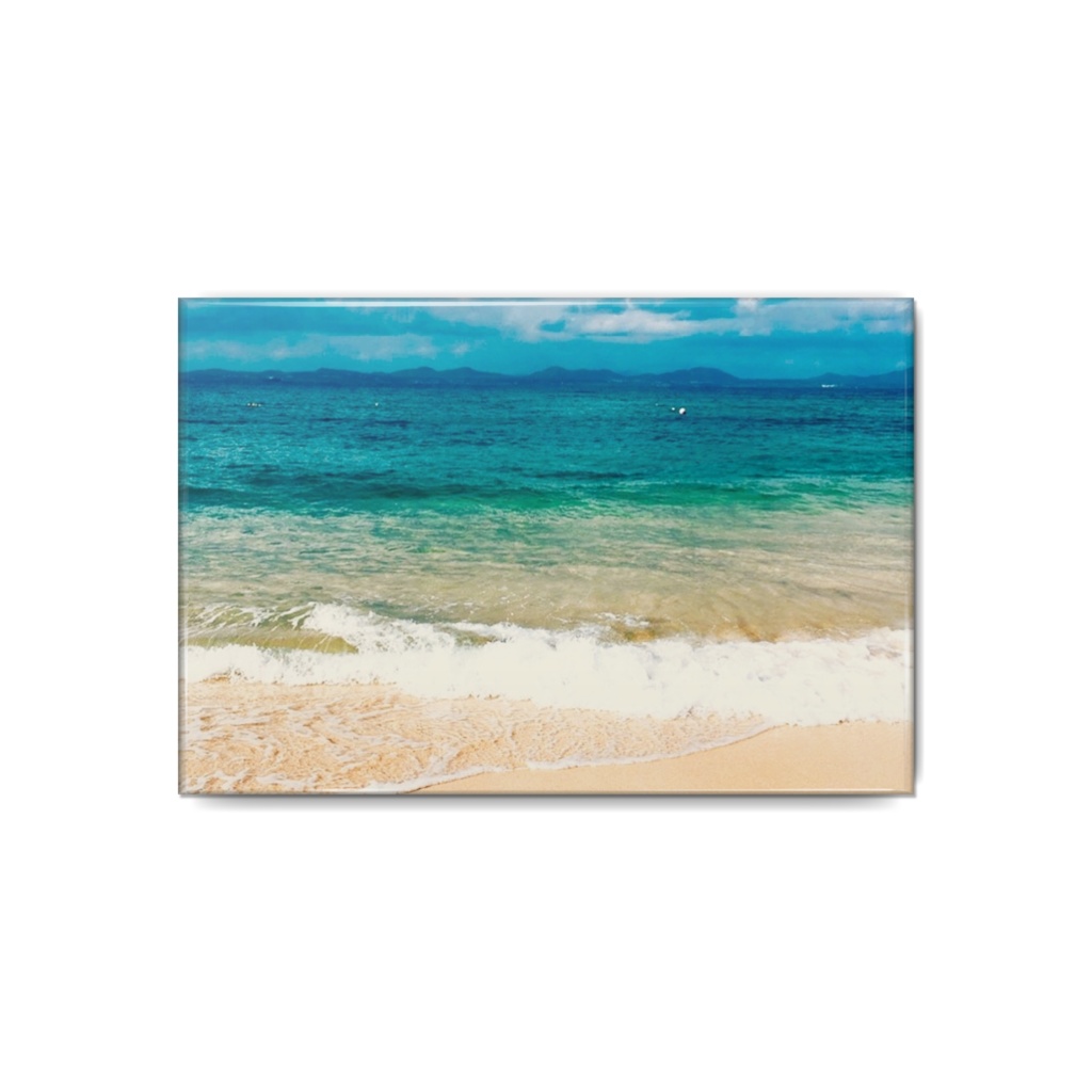 沖縄の海 缶バッジ