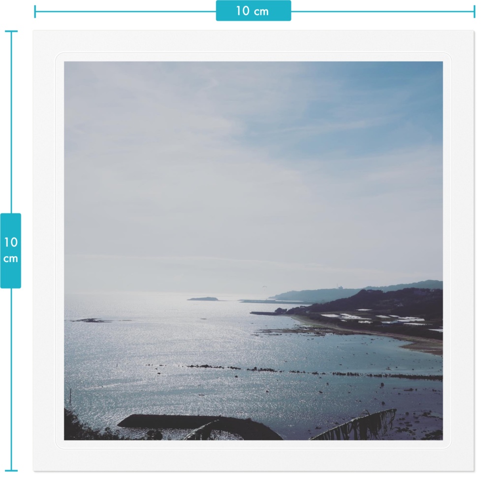 沖縄の海辺 ステッカー