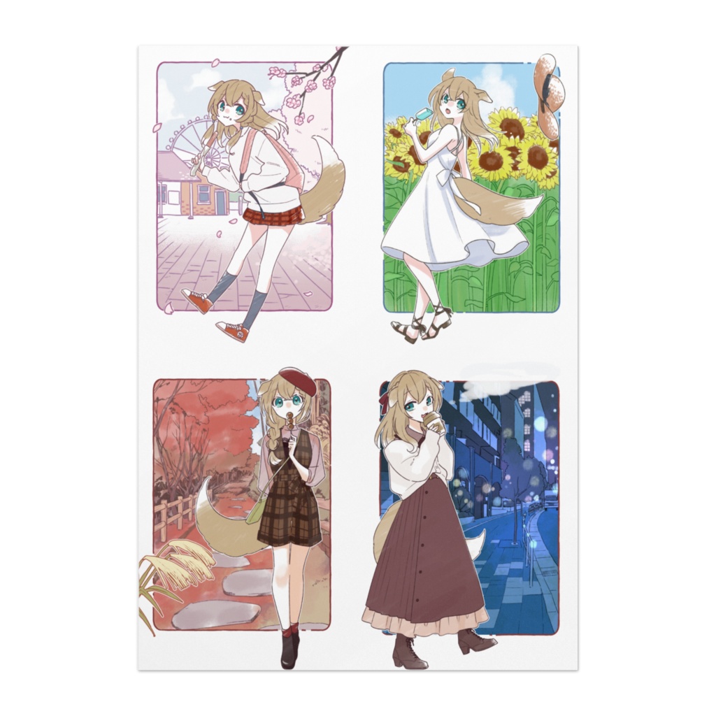 春夏秋冬久遠ユキポスター2