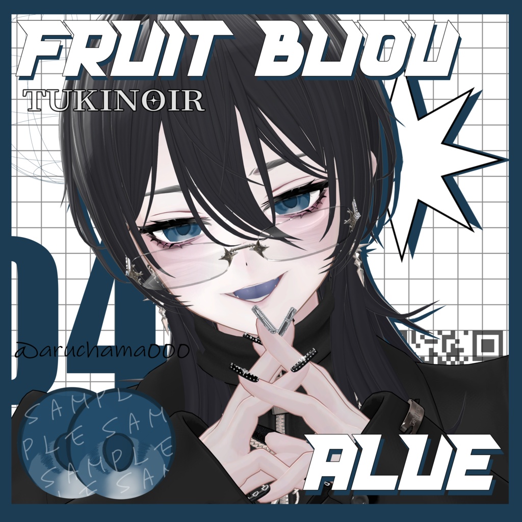 Fruit Bijou Eye Texture #TUKINOIR