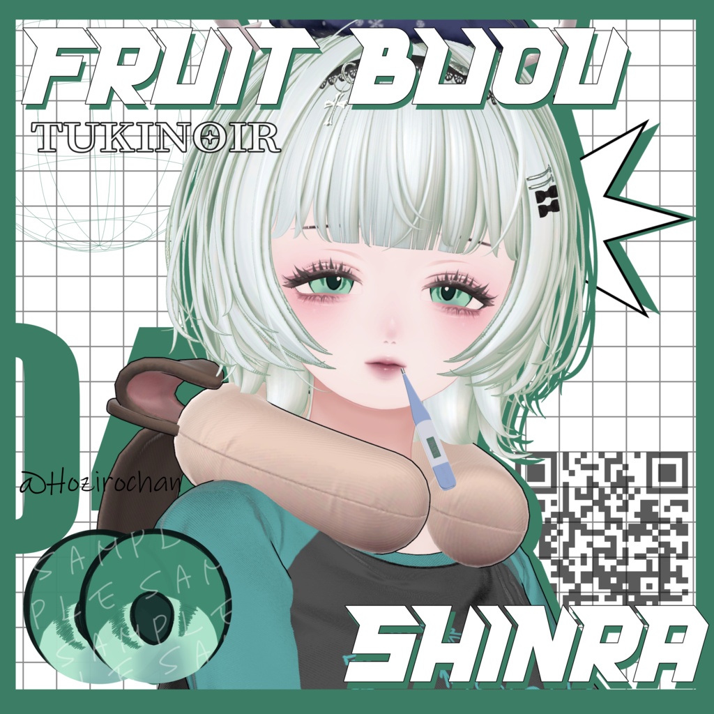Fruit Bijou Eye Texture #TUKINOIR