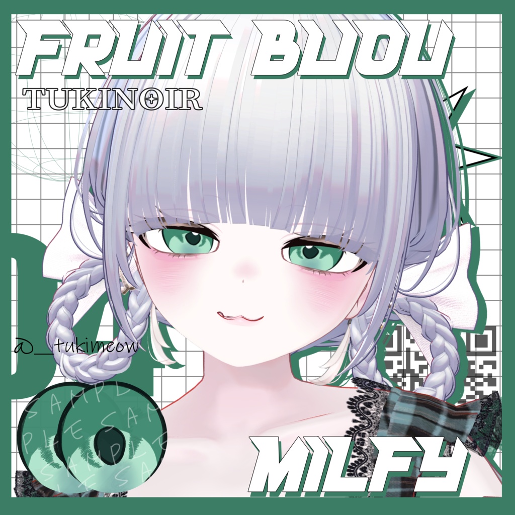 Fruit Bijou Eye Texture #TUKINOIR