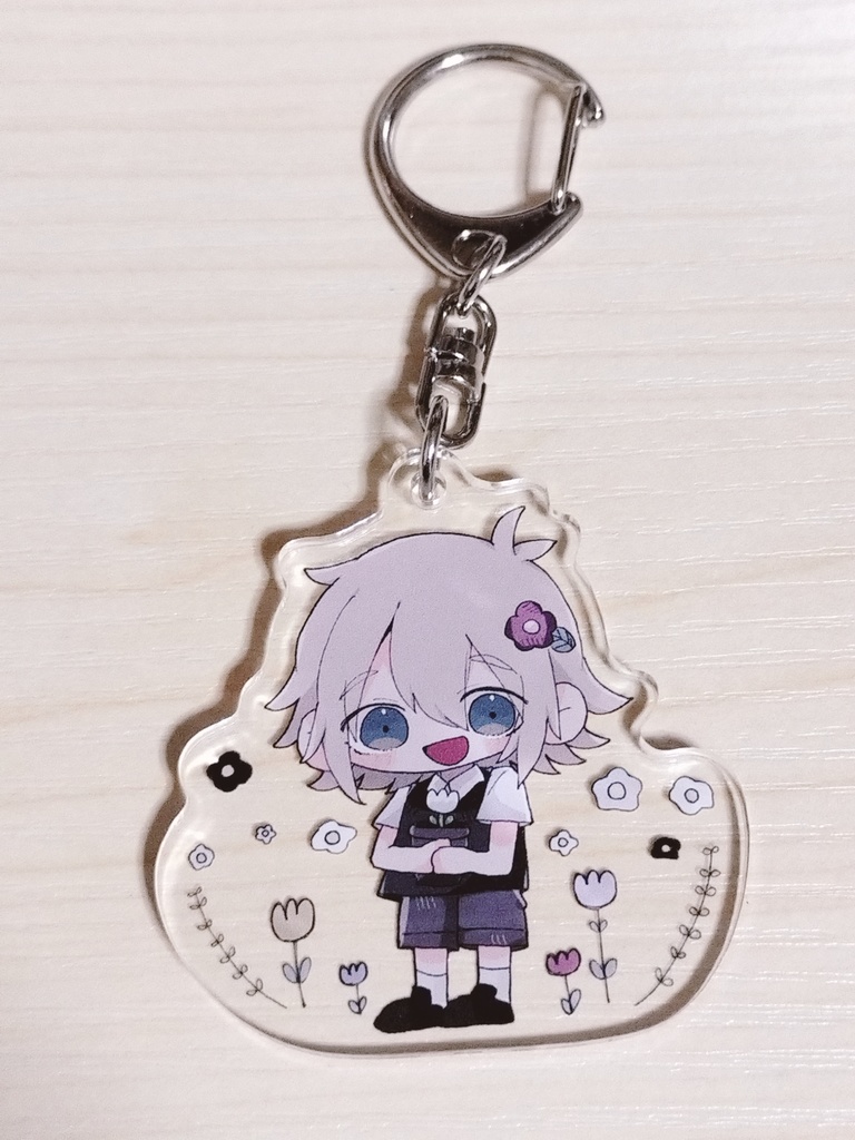 バジルアクリルキーホルダー