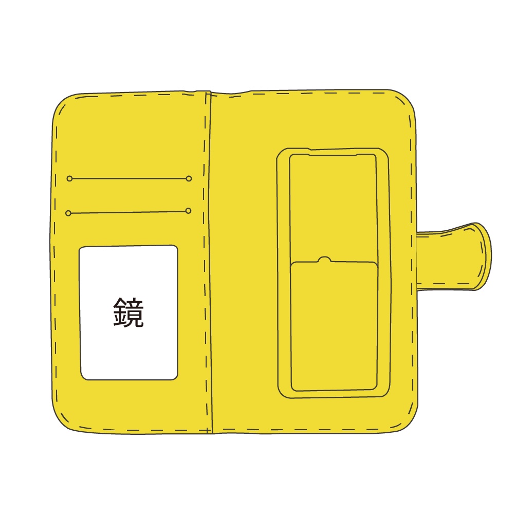 【手帳型ケース】ちびゴジラ