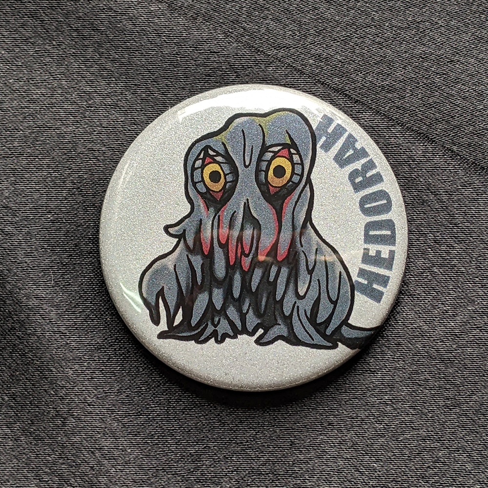 リフレクター缶バッチ ヘドラ