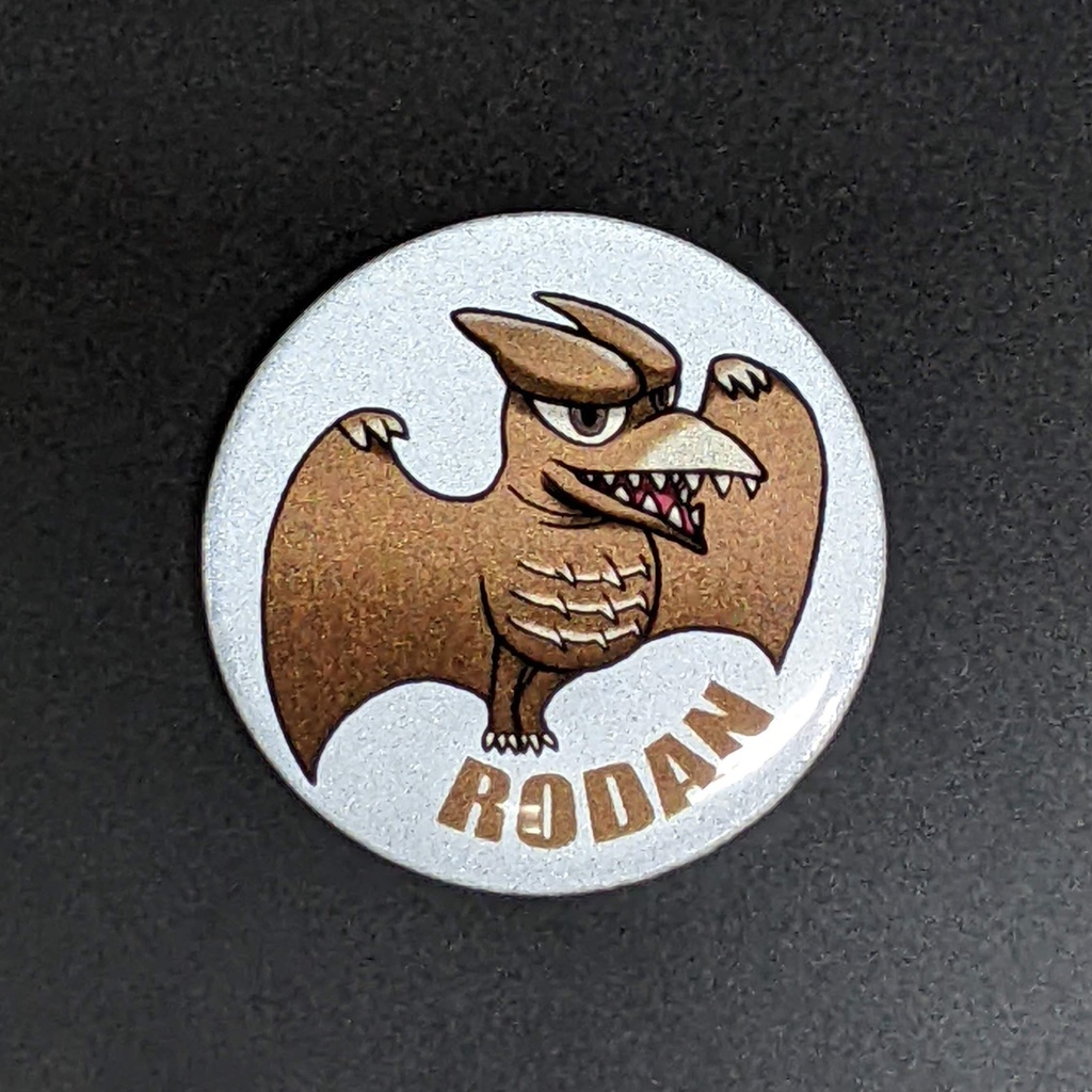 リフレクター缶バッチ ラドン