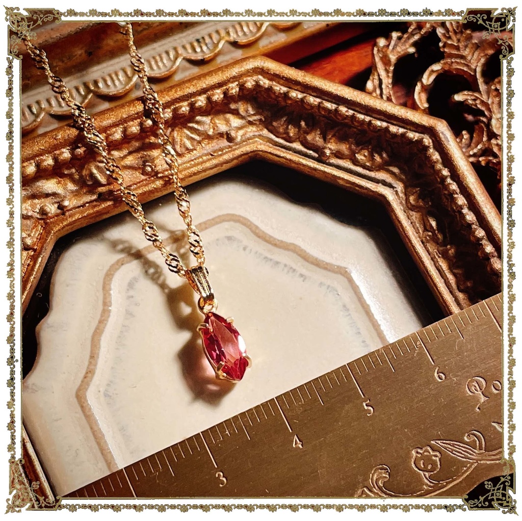 【特別価格】『ピンクトパーズ』宝石缶入りアクセサリー