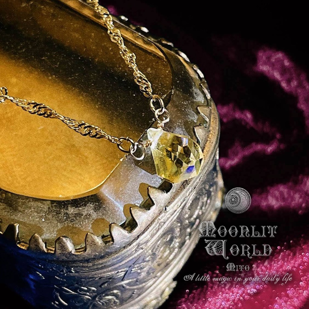 【特別価格】『シトリン』宝石缶入りアクセサリー