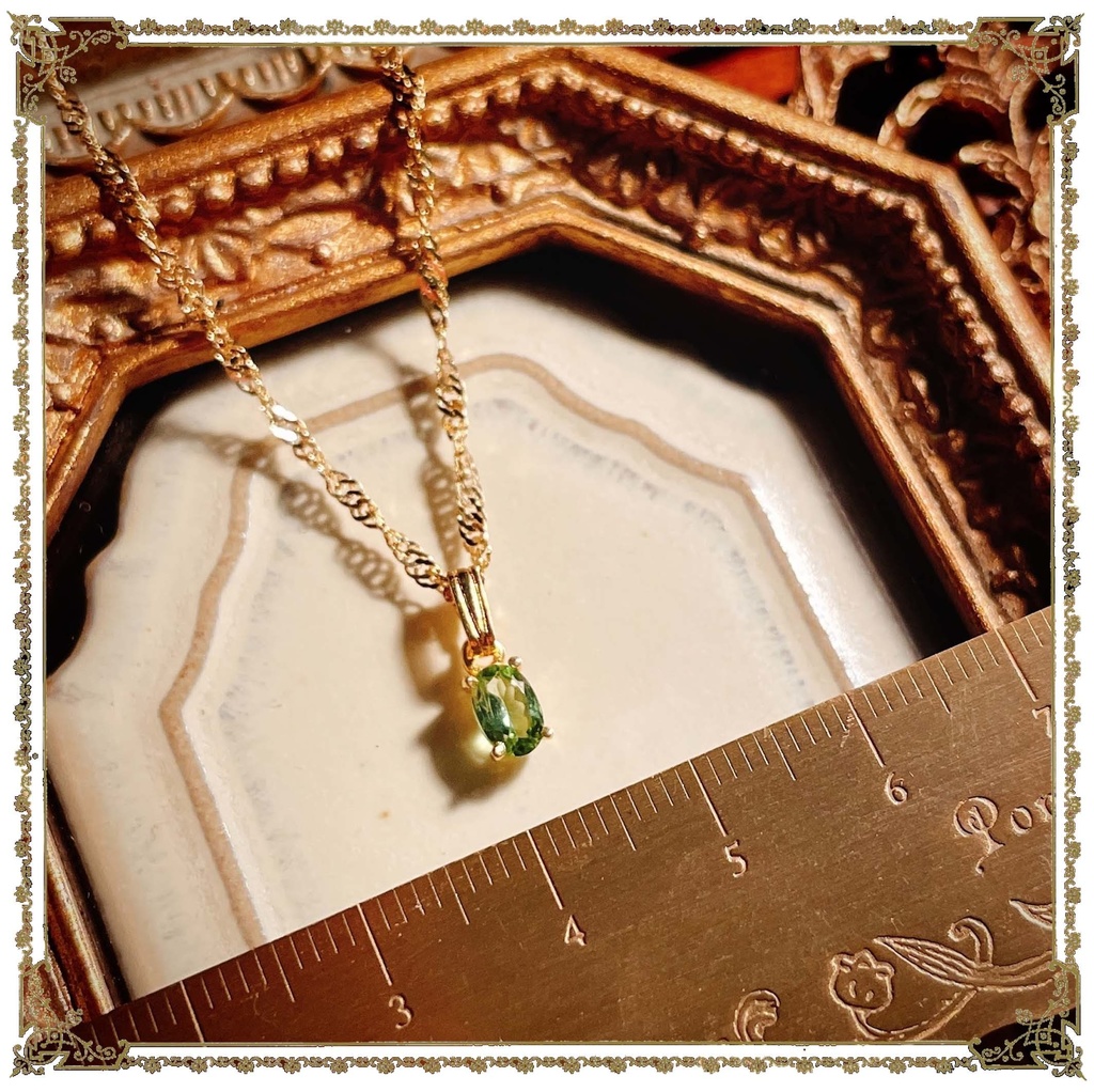 【特別価格】『グリーントルマリン』宝石缶入りアクセサリー