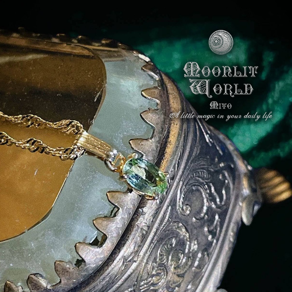 【特別価格】『グリーントルマリン』宝石缶入りアクセサリー