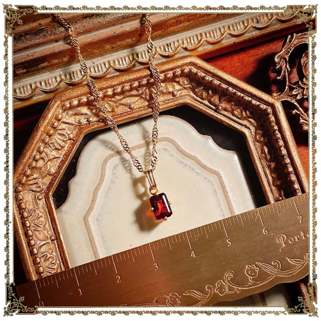 【特別価格】『ガーネット』宝石缶入りアクセサリー