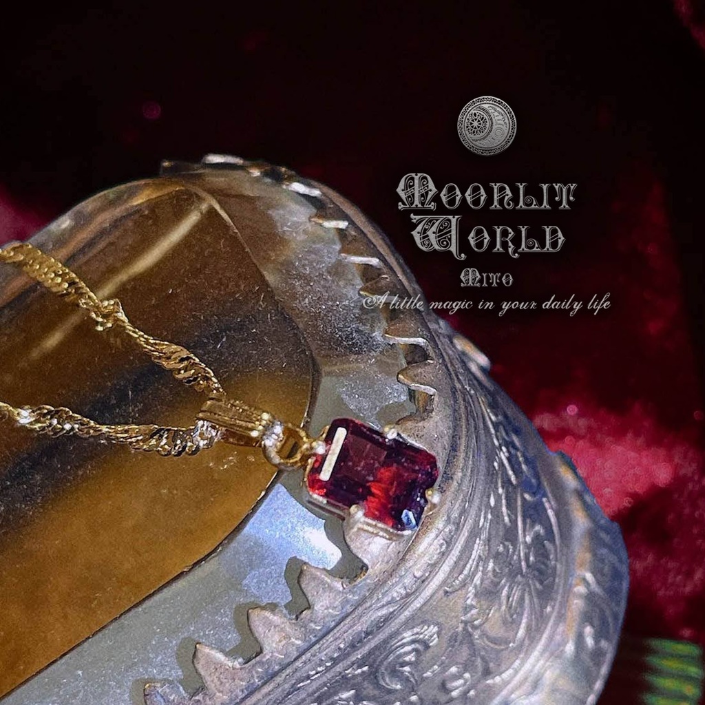 【特別価格】『ガーネット』宝石缶入りアクセサリー