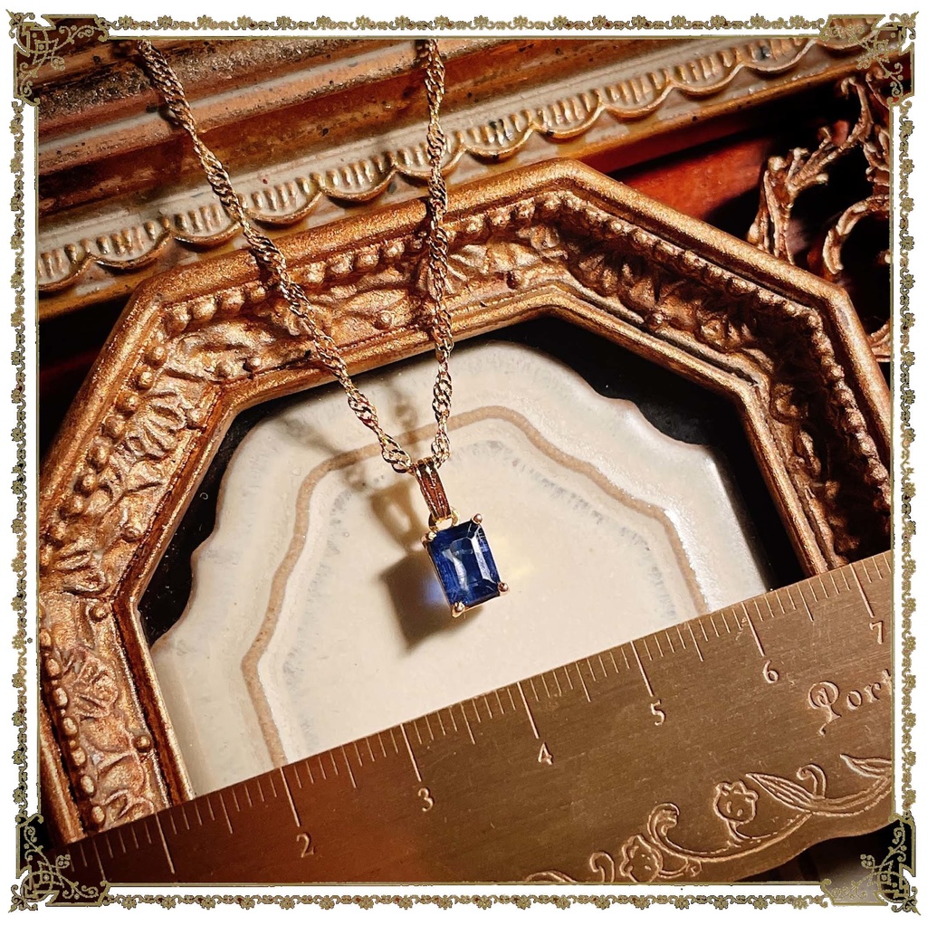 【特別価格】『カイヤナイト』宝石缶入りアクセサリー