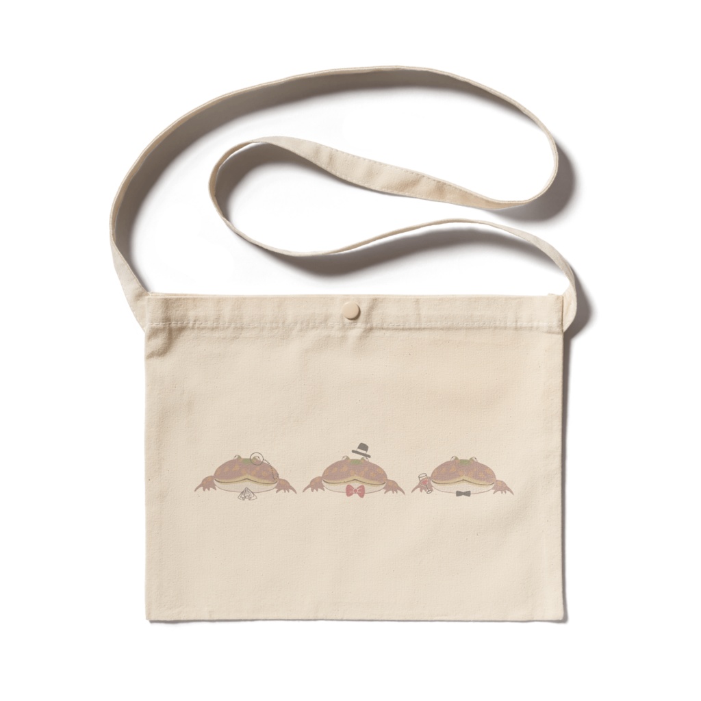 バジェットガエル(富裕層)サコッシュバッグ