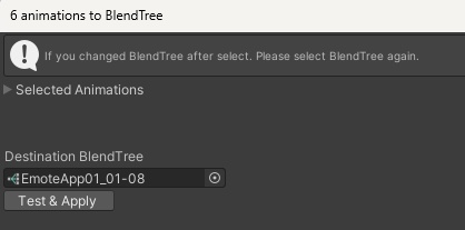 Animation to BlendTree