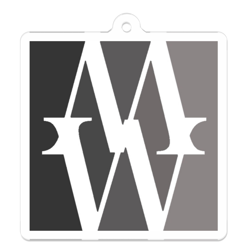 アクリルキーホルダー50×50 ロゴ