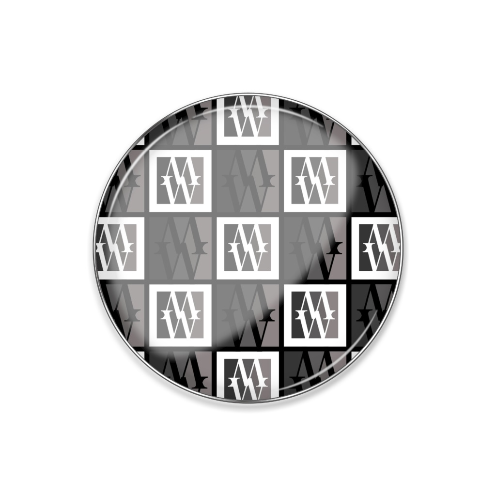 ピンバッジ25mm   モノグラム