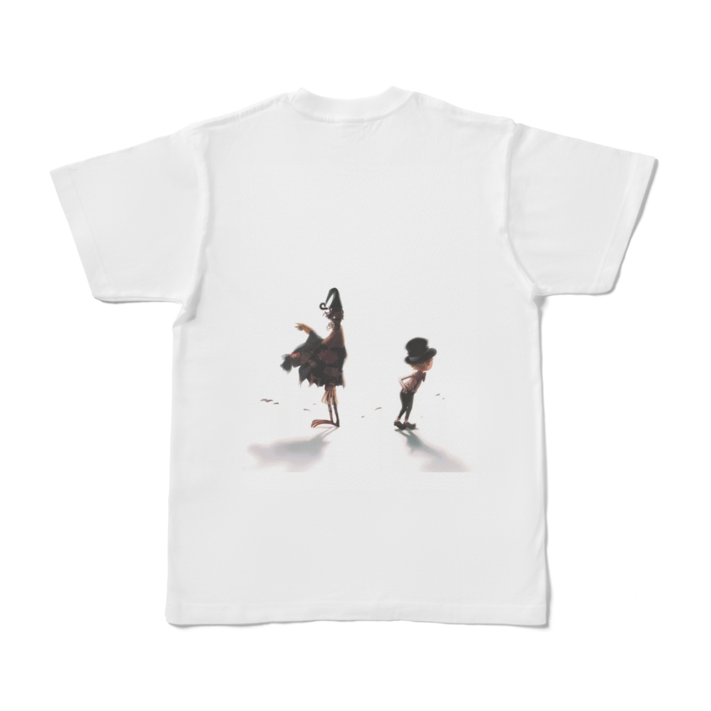 『えんとつ町のプペル』両面印刷Tシャツ 表:ロゴ 裏:プペルとルビッチ