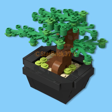 レゴ(LEGO):手乗り盆栽の作り方