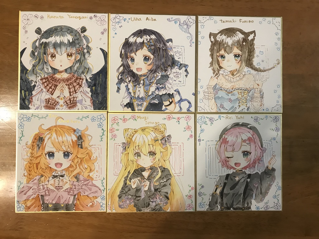 【非公式】水彩色紙:Bグループ